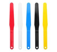 FELTECHELECTR Espátulas para Pintura al Óleo 5 Piezas Juego de Raspadores de Pigmentos Herramienta para Mezclar Colores Superficie Lisa Práctica para Arte y Manualidades Color Color Aleatorio