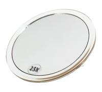 FELTECHELECTR Espejo de Maquillaje Aumento 15x y Ventosa Fuerte, Diseño Cóncavo de Vidrio Dorado, un Lado, Adecuado para Baño y Viaje