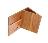 FELTECHELECTR Estantería Triangular con Soporte para Taza Multifuncional de Madera y Organizador para Libros Adecuado para Habitación de Estudio u Oficina Moderna