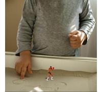 FELTECHELECTR Figuras Miniatura Boxeadores Realistas Colección Mini Modelo para Diorama y Bandeja de Arena Decorativa