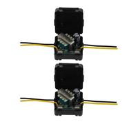 FELTECHELECTR Filtro de Potencia para Coche 12v Negro, 2 Piezas Suministro Estable y Fácil Instalación para Reducir Ruido en Equipo de Audio y Video