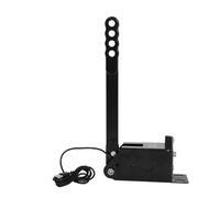 FELTECHELECTR Freno de Mano Hidráulico USB para Simuladores de Carreras Brazo Largo Ajustable Aleación de Aluminio y Goma Compatible con Sistemas de PC Controlador para Drift y Simulación