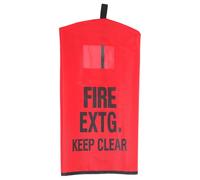 FELTECHELECTR Funda para Extintor 6 Kg Protector Anticongelante Exterior 32X58 CM Bolsa Transparente para Equipos de Seguridad contra Incendios en Paredes y Vehículos