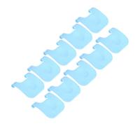 FELTECHELECTR Hebillas para Jaulas de Mascotas Pequeñas 10 Piezas, Clip de Liberación Rápida Azul, Abrazaderas de Fijación de Plástico PP para Jaulas de Conejo, Hámster y Corral, Accesorio