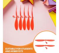 FELTECHELECTR Hélice para Aviones de Juguete 145 CM Naranja Plástico Robusto Kit 1 Hoja y 1 Gancho Trasero Suministros para Modelos RC y Proyectos DIY Educativos