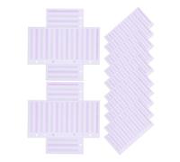 FELTECHELECTR Hojas de Presupuesto Portátiles de Papel Púrpura Diseño Perforado 60 Kit Planificador de Presupuesto Práctico y Funcional para Oficinas y Negocios