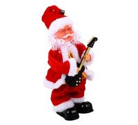 FELTECHELECTR Juguete Eléctrico de Santa Claus con Música y Movimiento para Decoración Navideña sin Pilas Diseño Aleatorio para Ambiente Festivo