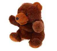 FELTECHELECTR Marioneta de Mano de Oso Marrón de Peluche Realista Juguete Interactivo para Marioneta Animal de Peluche para Contar Historias y Fomentar Creatividad