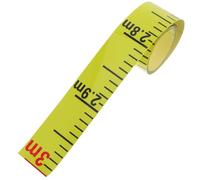 FELTECHELECTR Medidor de Nivel de Agua Autoadhesivo Amarillo 5cm X, Pegatina para Medir Altura, Escala Líquida Precisa, Herramienta para Piscina y Construcción