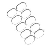 FELTECHELECTR Molde de Acero Inoxidable para Queso Pastel y Chocolate Set de 10 Piezas Herramienta Creativa para Hornear Apto para Dulces y Repostería Casera