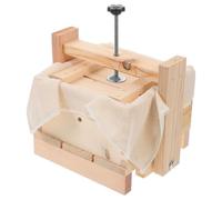 FELTECHELECTR Molde de Tofu Casero de Madera 17x17x9,5 Cm Herramienta para Hacer Tofu en Casa Prensa Compacta y Resistente para Cocina y Elaboración Artesanal