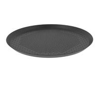 FELTECHELECTR Molde para Pizza Redondo de 30 CM Orificios Perforados Bandeja de Horno Antiadherente de Acero Endurecido Apto para Hornear Pizzas Caseras y Cocinar al Vapor Utensilio para