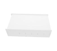 FELTECHELECTR Organizador Plástico para Billetes Tapa y 6 Compartimentos, Bandeja para Cajón de Dinero, Adecuada para Almacenamiento en Oficina y Puntos de Venta