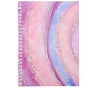 FELTECHELECTR Organizador Portátil de Calcomanías A5 para Scrapbooking, Álbum de Colección 32 Hojas de Papel Adhesivo Doble Cara, Accesorio Práctico para Almacenar Stickers y Etiquetas