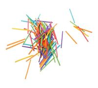 FELTECHELECTR Palitos de Madera Multicolores para Manualidades Infantiles, 1 Pack para Proyectos Diy, Desarrollan Habilidades Manuales y Pensamiento Lógico Niñas