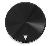FELTECHELECTR Perilla de Batería Electrónica de Aluminio Diseño Estriado y Función de Interruptor para Control de Volumen en Amplificadores y Guitarras Eléctricas
