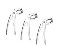 FELTECHELECTR Pinzas para Platos Anti-escaldaduras de Aleación de Aluminio, 3 Piezas Alta Capacidad de Carga y Fácil Manejo para Cocina y Barbacoa