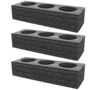 FELTECHELECTR Portavasos para Café para Llevar 3piezas Espuma de Perla, Soporte Seguro para Bebidas Frías, Diseño Simple y Resistente para Restaurantes de Servicio Rápido Reutilizable
