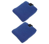 FELTECHELECTR Protector Fácil de Fibra Silla para Ruedas de Pedal de Poliéster Azul Mejora de Confort y Mantenimiento en Invierno Adecuado para Rehabilitación