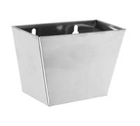 FELTECHELECTR Recipiente para Tapones de Botella Pared de Acero Inoxidable Resistente la con Orificios de Drenaje para Exteriores Recogedor Práctico para Tapas de Cerveza y Refrescos