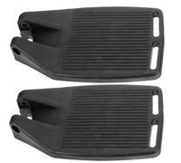 FELTECHELECTR Reposapiés que Reduce Movimientos de Plástico para Silla de Ruedas Par Negro Resistente Diseño Antideslizante Adecuado para Uso Diario en Personas Edades