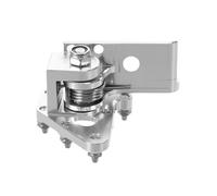 FELTECHELECTR Reposapiés Trasero de Aluminio Antideslizante para Motocicleta, Pedal de Palanca de Freno Plateado, Estribo Ergonómico Resistente para Atv y Todoterreno