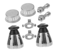 FELTECHELECTR Repuesto De Válvula De Seguridad para Olla Presión Kit Completo De Válvulas De Escape Tubos y Clips Accesorios Compatibles para Cocción Rápida
