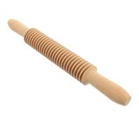 FELTECHELECTR Rodillo de Madera para Hacer Pasta de Espaguetis Textura de 4 Mm, Herramienta Manual Cortadora de Fideos, Rodillo de Masa Multifunción para Cocina y Repostería