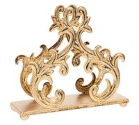 FELTECHELECTR Soporte de Servilletas de Cocina Elegante Diseño de Rama Dorada Compacto para Mesa Comedor y Exterior Fácil Limpieza