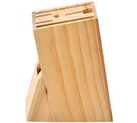 FELTECHELECTR Soporte para Cuchillos de Madera Maciza, Portacortadores de Cocina Multifuncional, Bloque Organizador para Guardar Utensilios, Estante para Cuchillos de Restaurante y Hogar