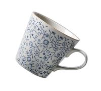FELTECHELECTR Taza de Cerámica Japonesa Retro 350 Ml para Café y Leche, Taza Creativa para Bebidas Calientes y Frías, Diseño Duradero y Práctica para Oficina y Hogar
