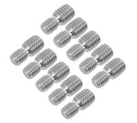 FELTECHELECTR Tornillos Adaptadores Reductores De Rosca M8 a M10 De Acero Inoxidable, 10 Unidades, Pernos De Varilla Metálicos Para Herrajes De Muebles, Resistente Al Desgaste, Aplicación Versátil