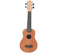 FELTECHELECTR Ukelele Soprano de Madera para Principiantes Instrumento Acústico para Diseño Suave y Seguro para Desarrollar Habilidades Musicales
