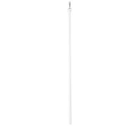 FELTECHELECTR Varilla para Cortinas de Acrílico Blanco de 12 Pulgadas, Barra Ligera y Estilizada para Proteger y Complementar Decoraciones en Cortinas y Persianas