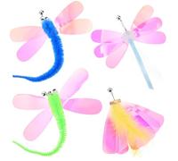 FELTECHELECTR Varitas de Felpa Accesorios Interactivos 8 para Gatos y Gatitos Recambios y Estimular la Atención de Mascotas para Jugar en Interiores