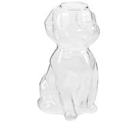 FELTECHELECTR Vaso de Vidrio Diseño Único y Minimalista Seguro y Confiable Capacidad Grande Forma de Perro para Cócteles y Vino para Fiestas Hogar
