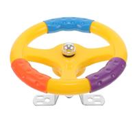 FELTECHELECTR Volante Oscilante de Plástico Multicolor para Coche de Juguete Infantil Accesorio para Triciclos y Coches de Paseo Volante de Juguete Discos Redondos Adecuado para Juegos al
