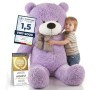 Feluna® Oso de Peluche Gigante 120 cm con Lazo - XXL Suave