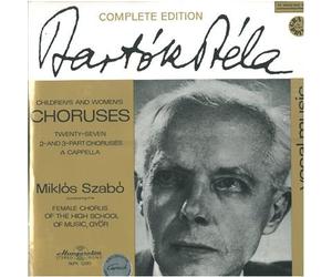 FEMALE CHOIR OF BUDAPEST (coro) - Complete edition - Vocal music (Vinyl LP) Hungarian folksongs per voce e piano (1906) Scene del villaggio (1926) Cantata profana Sz 94 (1930) BB 100