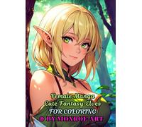 Female Manga Cute Fantasy Elves For Coloring