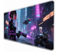 Female Warrior Cartoon MousePad, XXLMousePad | Anti slip Desktop Pad | Precise Control GamingMousePad | PC Keyboard Desktop Pad Suitable for Assisting Office Games