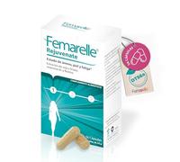 Femarelle Rejuvenate - Cápsulas Perimenopausia sin Hormonas - Ánimo, Energía, Piel y Cabello - Con DT56a, Lino, Vitamina B2 y Biotina - 56 Cápsulas