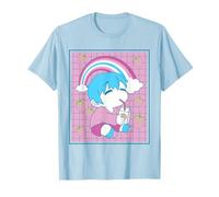 Femboy Chibi Anime Boy Drinking Japanese Strawberry Milk Camiseta