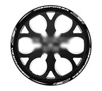 FEMEIN Accesorios Reflectantes para Honda Forza 125 250 300 350 750 NSS350 Pegatina De Rueda Dentro De Calcomanías De Buje Cinta De Rayas De Llanta (Color : 17Inch and 15Inch 5)