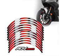 FEMEIN Accesorios Reflectantes para Motocicleta ADV350 para Honda ADV350 ADV 350, Pegatina para Rueda Dentro De Calcomanías De Cubo, Cinta De Rayas para Llanta (Color : 1 UK)