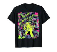 Femenina Mitología Griega Diosa Sexy Medusa Serpientes Cabello Camiseta gráfica económica, Hombre, Negro, M