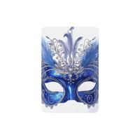 Femenine - Hermosa máscara de mascarada ambientadores para coche, 4 unidades, tarjetas perfumadas colgantes, tarjetas perfumadas para coche, tabletas de aromaterapia