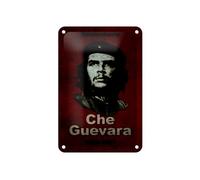 FEMER Cartel de chapa retro 12 x 18 cm Comandante Che Guevara 1928-1967 Cartel decorativo