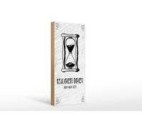 Femer Cartel de madera con texto en alemán "Mache ich aber nicht jetzt Sanduhr Deko Schild