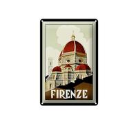 Femer Firenze Florencia Italia Dom - Cartel de chapa (20 x 30 cm), diseño de la catedral